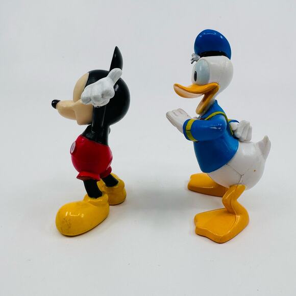Disney Characters Plastic Mickey Mouse Donald Duck 2.5" Kids Toy Play Figurines - Picture 5 of 6